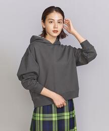 BEAUTY&YOUTH UNITED ARROWS | コットンブレンド ショート スウェット パーカー(パーカー)