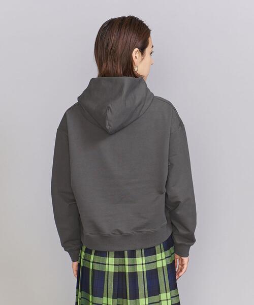 BEAUTY&YOUTH UNITED ARROWS（ビューティーアンドユースユナイテッドアローズ）の「コットンブレンド ショート スウェット パーカー（パーカー・レディース・ダークグレー/オフホワイト/コバルトブルー・FREE）」の8枚目の写真