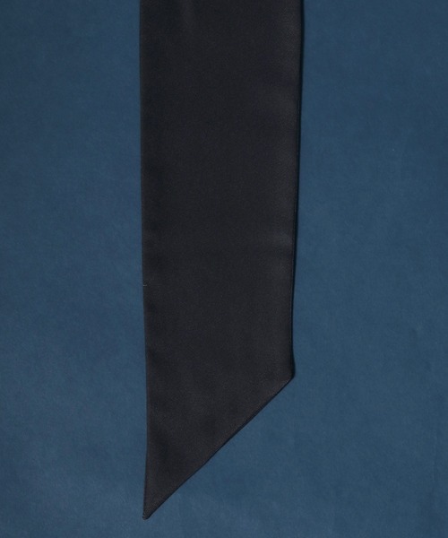 ANPAS(アンパス)の「Georgette Oversize Balloon Sleeve Scarf Collar Shirt/ジョーゼット オーバーサイズ バルーンスリーブ スカーフ襟 ボウタイ襟 シャツ(シャツ/ブラウス・メンズ・ホワイト/ブラック/ホワイト系その他・M/L)」の7枚目の写真