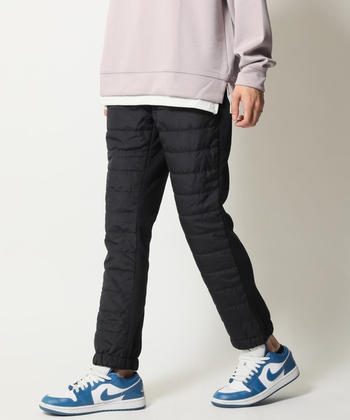 ARCADE（アーケード）の「エコダウンジョガーパンツ/表側エコダウン×裏側スウェット裏地シャギーボアフリース素材 ゴルフパンツ（ゴルフグッズ・メンズ・ブラック/カーキ/ベージュ/ネイビー/ホワイト・L/3L/M/LL）」の5枚目の写真