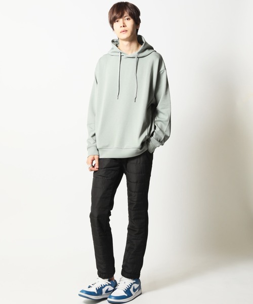 ARCADE（アーケード）の「エコダウンジョガーパンツ/表側エコダウン×裏側スウェット裏地シャギーボアフリース素材 ゴルフパンツ（ゴルフグッズ・メンズ・ブラック/カーキ/ベージュ/ネイビー/ホワイト・L/3L/M/LL）」の15枚目の写真