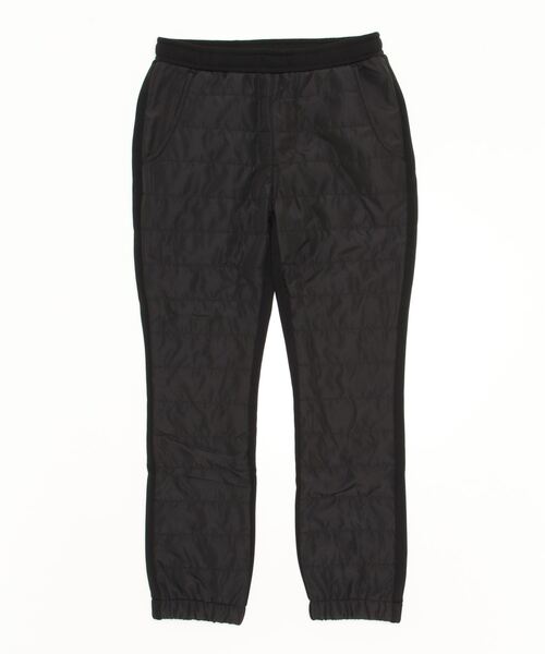 ARCADE（アーケード）の「エコダウンジョガーパンツ/表側エコダウン×裏側スウェット裏地シャギーボアフリース素材 ゴルフパンツ（ゴルフグッズ・メンズ・ブラック/カーキ/ベージュ/ネイビー/ホワイト・L/3L/M/LL）」の9枚目の写真