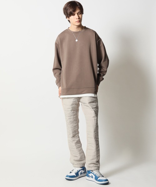 ARCADE（アーケード）の「エコダウンジョガーパンツ/表側エコダウン×裏側スウェット裏地シャギーボアフリース素材 ゴルフパンツ（ゴルフグッズ・メンズ・ブラック/カーキ/ベージュ/ネイビー/ホワイト・L/3L/M/LL）」の17枚目の写真