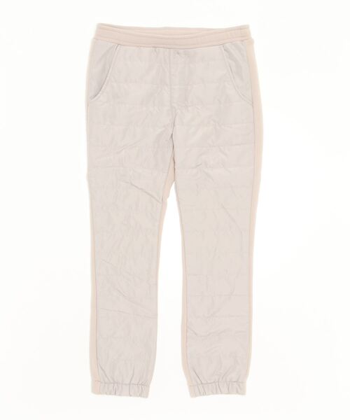 ARCADE（アーケード）の「エコダウンジョガーパンツ/表側エコダウン×裏側スウェット裏地シャギーボアフリース素材 ゴルフパンツ（ゴルフグッズ・メンズ・ブラック/カーキ/ベージュ/ネイビー/ホワイト・L/3L/M/LL）」の12枚目の写真