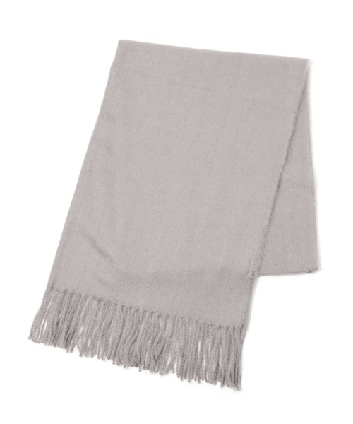 LEPSIM（レプシィム）の「洗える無地ストール　294848（ストール/ショール・レディース・アイボリー/グレー/ベージュ・ONE SIZE）」の3枚目の写真