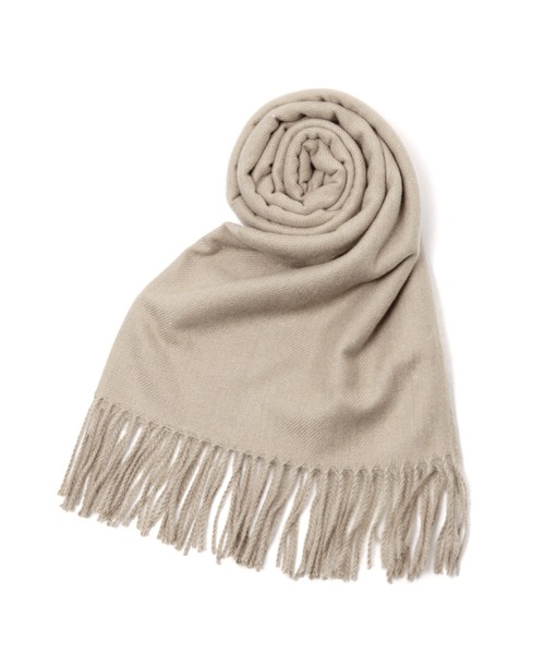 LEPSIM（レプシィム）の「洗える無地ストール　294848（ストール/ショール・レディース・アイボリー/グレー/ベージュ・ONE SIZE）」の6枚目の写真