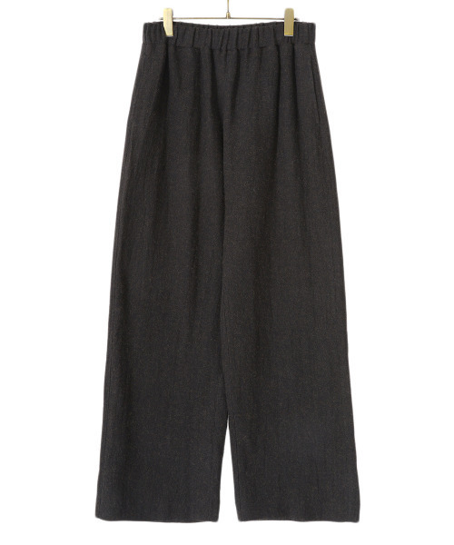 BALLAST ARK（バラストアーク）の「BALLAST ARK / バラストアーク：LINEN WOOL EASY PANTS：BA06-P001[AST]（その他パンツ・メンズ・ブラック/ブラウン・M/L）」の2枚目の写真