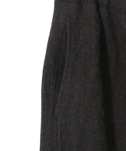 BALLAST ARK（バラストアーク）の「BALLAST ARK / バラストアーク：LINEN WOOL EASY PANTS：BA06-P001[AST]（その他パンツ・メンズ・ブラック/ブラウン・M/L）」の7枚目の写真