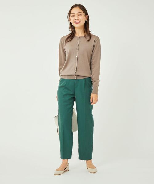 【スミレ】GREEN LABEL RELAXING ベージュパンツスーツ スミレ様専用】GREEN LABEL RELAXING すわ ベージュパンツスーツ