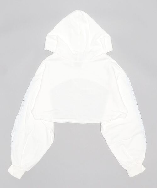 epine（エピヌ）の「Ee cropped hoodie（パーカー・レディース・ホワイト・FREE）」の11枚目の写真