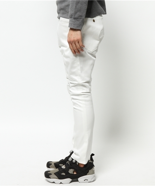 BEN DAVIS/PROJECT LINE(ベンデイビスプロジェクトライン)の「BEN DAVIS PROJECT LINE HEY SLIM WHITE(デニムパンツ・メンズ・ホワイト・30inch/34inch/32inch/28inch)」の3枚目の写真