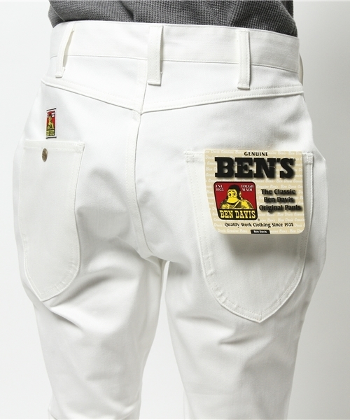 BEN DAVIS/PROJECT LINE(ベンデイビスプロジェクトライン)の「BEN DAVIS PROJECT LINE HEY SLIM WHITE(デニムパンツ・メンズ・ホワイト・30inch/34inch/32inch/28inch)」の10枚目の写真