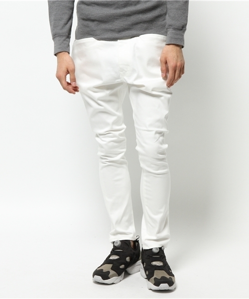 BEN DAVIS/PROJECT LINE(ベンデイビスプロジェクトライン)の「BEN DAVIS PROJECT LINE HEY SLIM WHITE(デニムパンツ・メンズ・ホワイト・30inch/34inch/32inch/28inch)」の2枚目の写真