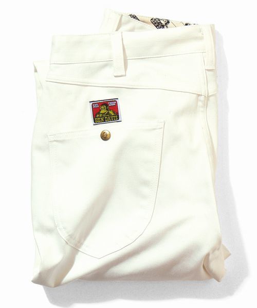 BEN DAVIS/PROJECT LINE(ベンデイビスプロジェクトライン)の「BEN DAVIS PROJECT LINE HEY SLIM WHITE(デニムパンツ・メンズ・ホワイト・30inch/34inch/32inch/28inch)」の7枚目の写真