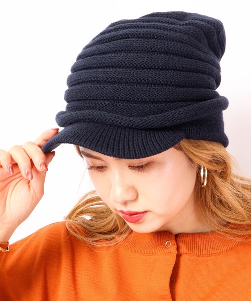 FUNALIVE（ファンアライブ）の「NAKASHIMA SELECT つば付きニットキャップ（ニットキャップ/ビーニー・メンズ・レッド/チャコール/ブラック系その他2/ブラック系その他3/ブラウン系その他2/ブラウン系その他3/ベージュ系その他2/ベージュ系その他3/ベージュ/ネイビー/ブラック/チャコールグレー/ネイビー系/ネイビー系1/ネイビー系2/ネイビー系3/ブラック系その他/グレー系その他/レッド系その他/ブラック系その他4/ブラウン系その他/ベージュ系その他/ブラウン・FREE）」の18枚目の写真