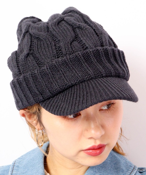 FUNALIVE（ファンアライブ）の「NAKASHIMA SELECT つば付きニットキャップ（ニットキャップ/ビーニー・メンズ・レッド/チャコール/ブラック系その他2/ブラック系その他3/ブラウン系その他2/ブラウン系その他3/ベージュ系その他2/ベージュ系その他3/ベージュ/ネイビー/ブラック/チャコールグレー/ネイビー系/ネイビー系1/ネイビー系2/ネイビー系3/ブラック系その他/グレー系その他/レッド系その他/ブラック系その他4/ブラウン系その他/ベージュ系その他/ブラウン・FREE）」の8枚目の写真