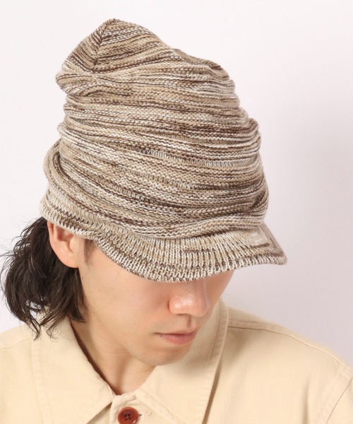 FUNALIVE（ファンアライブ）の「NAKASHIMA SELECT つば付きニットキャップ（ニットキャップ/ビーニー・メンズ・レッド/チャコール/ブラック系その他2/ブラック系その他3/ブラウン系その他2/ブラウン系その他3/ベージュ系その他2/ベージュ系その他3/ベージュ/ネイビー/ブラック/チャコールグレー/ネイビー系/ネイビー系1/ネイビー系2/ネイビー系3/ブラック系その他/グレー系その他/レッド系その他/ブラック系その他4/ブラウン系その他/ベージュ系その他/ブラウン・FREE）」の15枚目の写真