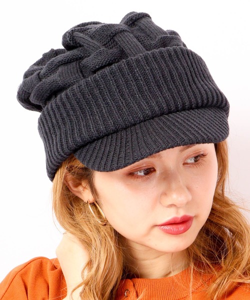 FUNALIVE（ファンアライブ）の「NAKASHIMA SELECT つば付きニットキャップ（ニットキャップ/ビーニー・メンズ・レッド/チャコール/ブラック系その他2/ブラック系その他3/ブラウン系その他2/ブラウン系その他3/ベージュ系その他2/ベージュ系その他3/ベージュ/ネイビー/ブラック/チャコールグレー/ネイビー系/ネイビー系1/ネイビー系2/ネイビー系3/ブラック系その他/グレー系その他/レッド系その他/ブラック系その他4/ブラウン系その他/ベージュ系その他/ブラウン・FREE）」の7枚目の写真