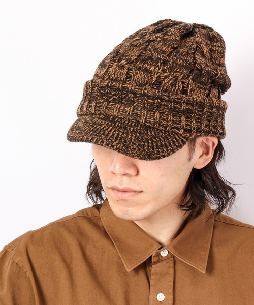 FUNALIVE（ファンアライブ）の「NAKASHIMA SELECT つば付きニットキャップ（ニットキャップ/ビーニー・メンズ・レッド/チャコール/ブラック系その他2/ブラック系その他3/ブラウン系その他2/ブラウン系その他3/ベージュ系その他2/ベージュ系その他3/ベージュ/ネイビー/ブラック/チャコールグレー/ネイビー系/ネイビー系1/ネイビー系2/ネイビー系3/ブラック系その他/グレー系その他/レッド系その他/ブラック系その他4/ブラウン系その他/ベージュ系その他/ブラウン・FREE）」の13枚目の写真