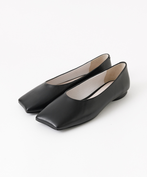 PICHE ABAHOUSE（ピシェ アバハウス）の「オブリークトゥフラットパンプス（パンプス・レディース・グリーン/ブラック/ボルドー/オフホワイト・37/36/38/39/35）」の3枚目の写真