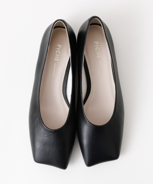 PICHE ABAHOUSE（ピシェ アバハウス）の「オブリークトゥフラットパンプス（パンプス・レディース・グリーン/ブラック/ボルドー/オフホワイト・37/36/38/39/35）」の8枚目の写真