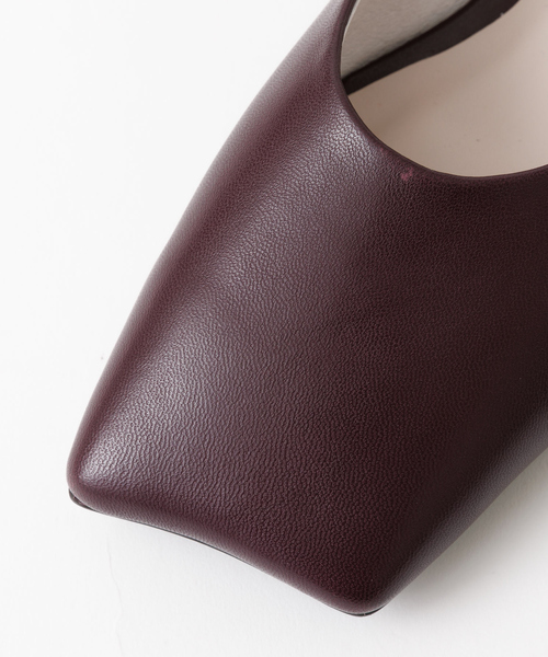 PICHE ABAHOUSE（ピシェ アバハウス）の「オブリークトゥフラットパンプス（パンプス・レディース・グリーン/ブラック/ボルドー/オフホワイト・37/36/38/39/35）」の16枚目の写真