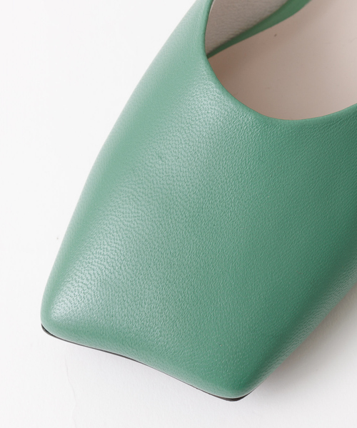PICHE ABAHOUSE（ピシェ アバハウス）の「オブリークトゥフラットパンプス（パンプス・レディース・グリーン/ブラック/ボルドー/オフホワイト・37/36/38/39/35）」の17枚目の写真