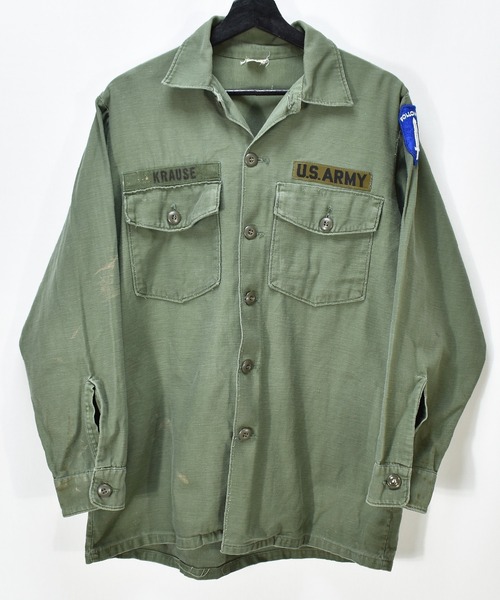 【ヴィンテージ古着】60's ミリタリー U.S.ARMY 107 ユーティリティシャツ