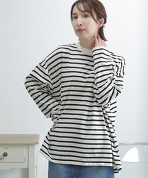 BIGボーダー ロング スリーブTシャツ