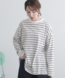 BIGボーダー ロング スリーブTシャツ