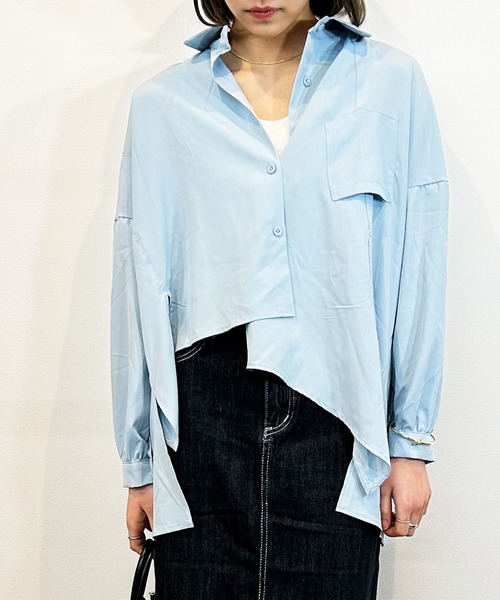 Kotoe（コトエ）の「変形シャツ アシメ アシンメトリーシャツ シンプル