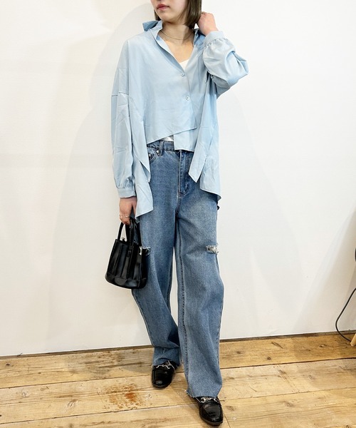 Kotoe（コトエ）の「変形シャツ アシメ アシンメトリーシャツ シンプル