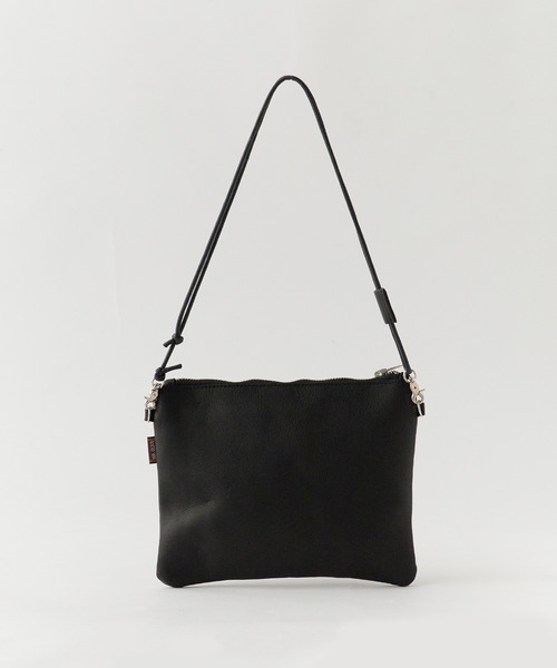 MR.OLIVE（ミスターオリーブ）の「MR.OLIVE/ミスターオリーブ WATER PROOF WASHABLE LEATHER / ZIPPER SMALL SACOCHE（ショルダーバッグ・メンズ・ブラック/ブラウン・FREE）」の16枚目の写真