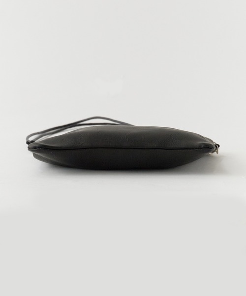 MR.OLIVE（ミスターオリーブ）の「MR.OLIVE/ミスターオリーブ WATER PROOF WASHABLE LEATHER / ZIPPER SMALL SACOCHE（ショルダーバッグ・メンズ・ブラック/ブラウン・FREE）」の18枚目の写真