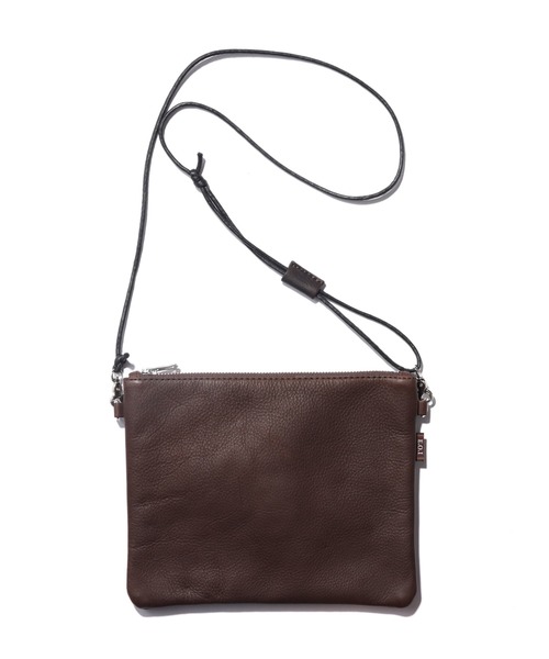 MR.OLIVE（ミスターオリーブ）の「MR.OLIVE/ミスターオリーブ WATER PROOF WASHABLE LEATHER / ZIPPER SMALL SACOCHE（ショルダーバッグ・メンズ・ブラック/ブラウン・FREE）」の22枚目の写真