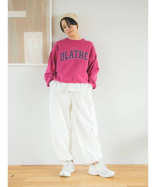 Ungrid(アングリッド)の「ラウンドロングスリーブTee(Tシャツ/カットソー・レディース・ブラック/オフホワイト・FREE)」の13枚目の写真