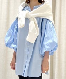 BABYLONE | タイプライターギャザーブラウス(シャツ/ブラウス)