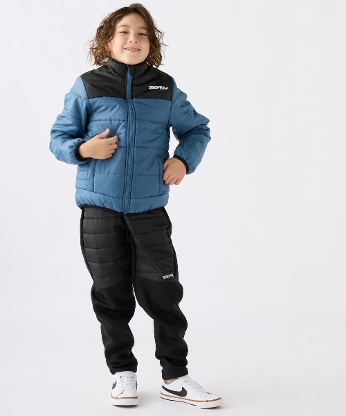 セール】【SEVEN2】キッズ裏ボア中綿ジャケット（ダウンジャケット
