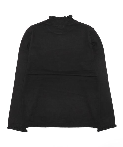 Samansa Mos2 blue(サマンサモスモスブルー)の「フリルニットプルオーバー(ニット/セーター・レディース・ブラック/オフホワイト/イエロー/シルバーグレー・フリ-)」の21枚目の写真