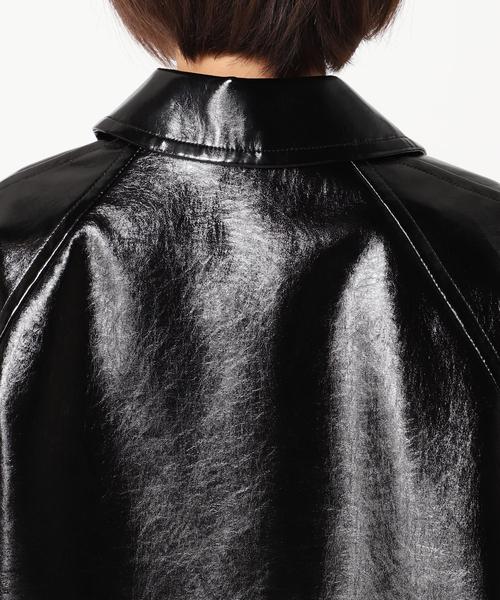 CITYSHOP パテントコート レザーコート CITYSHOP（シティーショップ）の「FAUX PATENT コート（その他アウター