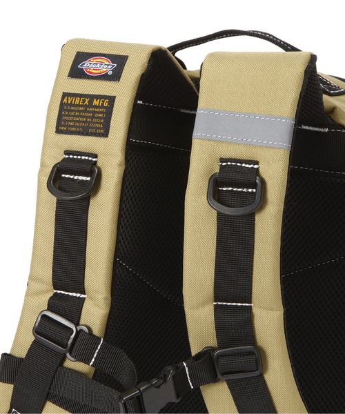Dickies（ディッキーズ）の「《Dickies × AVIREX》BACK PACK 2 / バックパック 2（バックパック/リュック・レディース・ブラック/カーキ・F）」の7枚目の写真