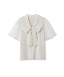 スリットスリーブニットトップス