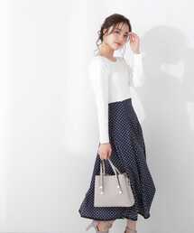 PROPORTION BODY DRESSING | ニットドッキングドットワンピース / 1213140115(ワンピース)