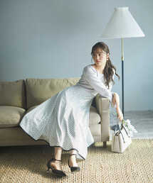 PROPORTION BODY DRESSING | ニットドッキングドットワンピース / 1213140115(ワンピース)