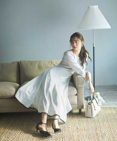 ニットドッキングドットワンピース ワンピース Proportion Body Dressing プロポーションボディドレッシング のファッション通販 Zozotown