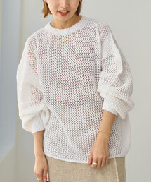IENA | メッシュニットプルオーバー(ニット/セーター)