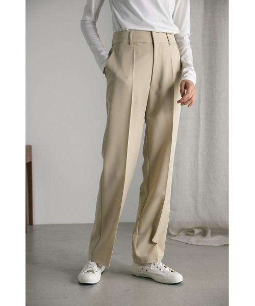 STYLEMIXER(スタイルミキサー)の「センタープレスパンツ(スラックス・レディース・ミント/ダークネイビー/ベージュ・SMALL/X-SMALL/MEDIUM)」の21枚目の写真