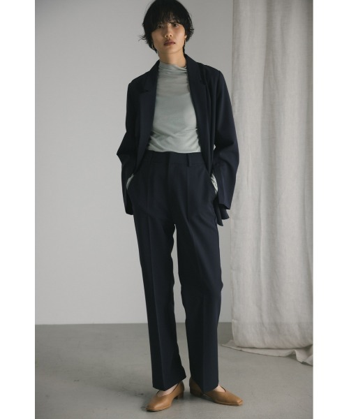 STYLEMIXER(スタイルミキサー)の「センタープレスパンツ(スラックス・レディース・ミント/ダークネイビー/ベージュ・SMALL/X-SMALL/MEDIUM)」の8枚目の写真