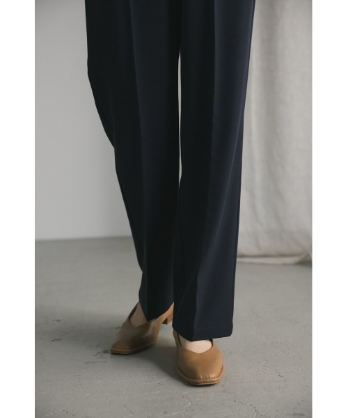 STYLEMIXER(スタイルミキサー)の「センタープレスパンツ(スラックス・レディース・ミント/ダークネイビー/ベージュ・SMALL/X-SMALL/MEDIUM)」の13枚目の写真