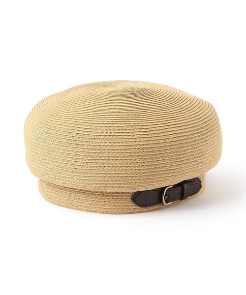 MACKINTOSH PHILOSOPHY(マッキントッシュ フィロソフィー)の「ペーパーベレー帽(ハンチング/ベレー帽・レディース・ベージュ/ブラック・FREE)」の7枚目の写真